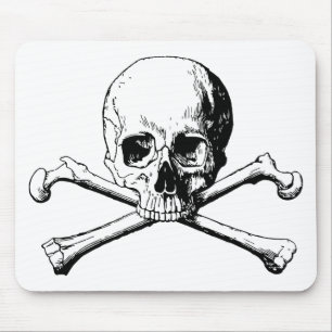 Mousepad Crânio de Crossbones
