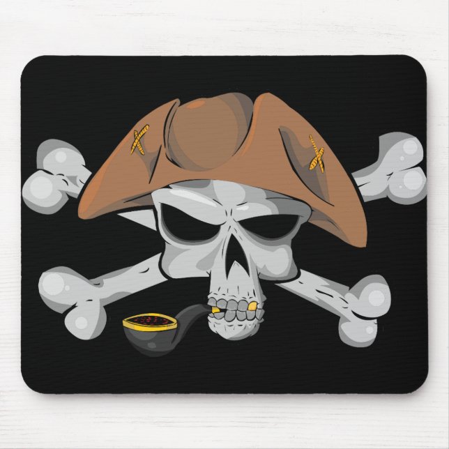 Mousepad Crânio de fumaça (Frente)