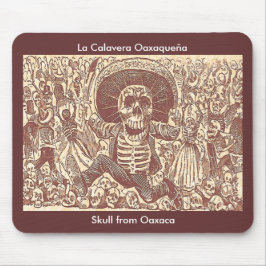 Mousepad Crânio de Oaxaca, La Calavera Oaxaqueña