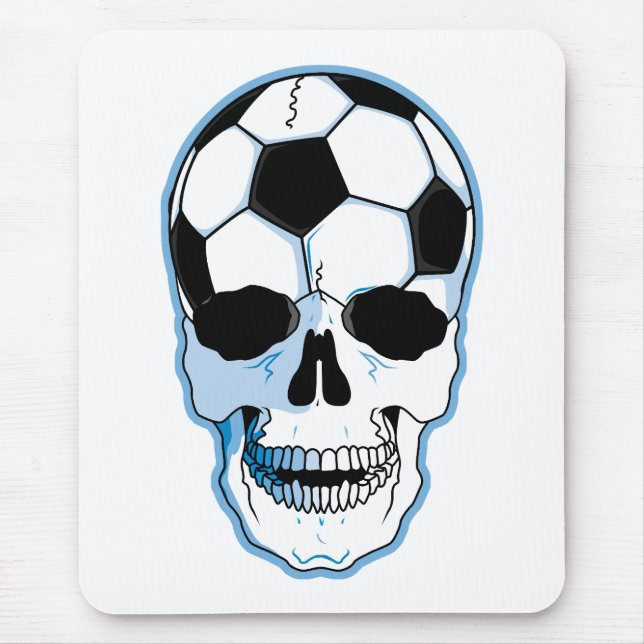 Mousepad Crânio do futebol (Frente)