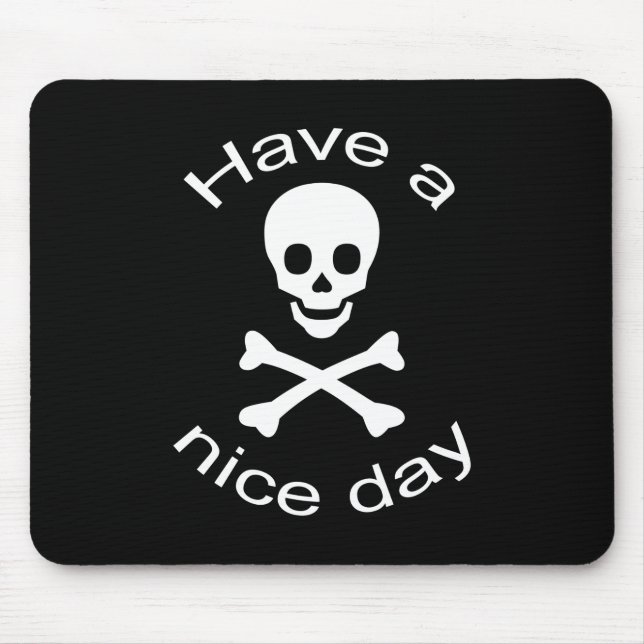 Mousepad Crânio e Crossbones (Frente)