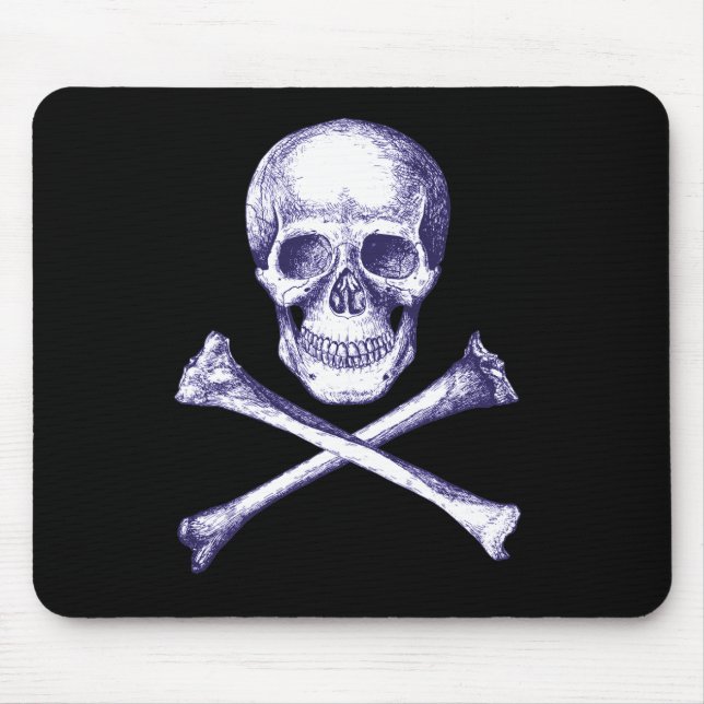 Mousepad Crânio e Crossbones (Frente)