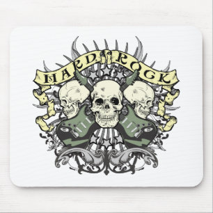 Mousepad Crânio e guitarra do hard rock