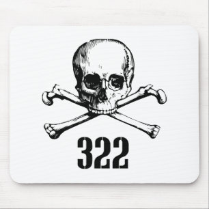 Mousepad Crânio e ossos 322