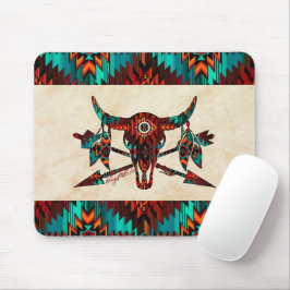 Mousepad Crânio E Setas De Buffalo Sudoeste