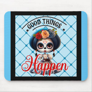 Mousepad Crânio em Açúcar