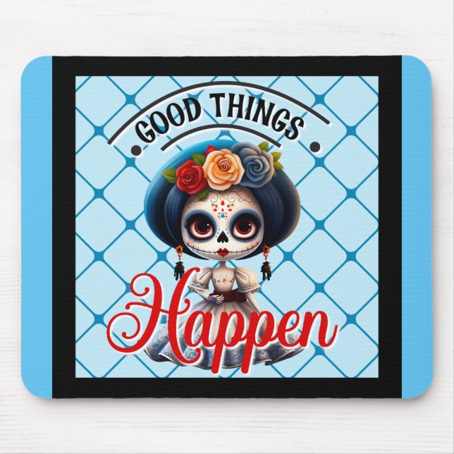 Mousepad Crânio em Açúcar (Frente)