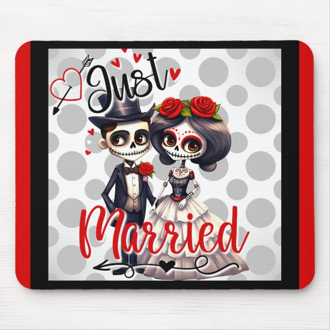 Mousepad Crânio em Açúcar (Frente)