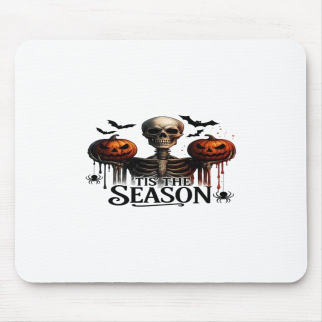 Mousepad Cranio Esqueleto de Halloween (Frente)