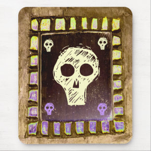 Mousepad Crânio Holeado