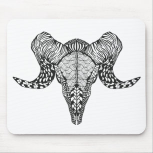 Mousepad Crânio inspirado dos carneiros