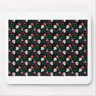 Mousepad crânio negro