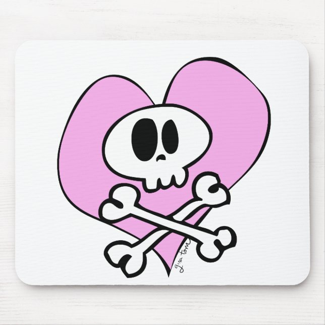 Mousepad Crânio Wonky (Frente)