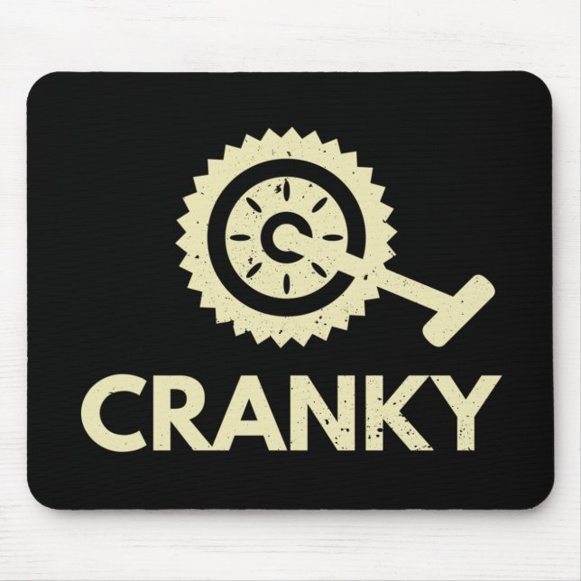 Mousepad Cranky / Bicicleta/ Ciclista (Frente)