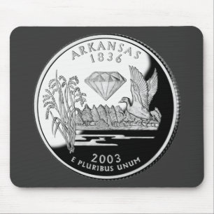 Mousepad Cratera Estadual dos Diamantes do Faux Arkansas