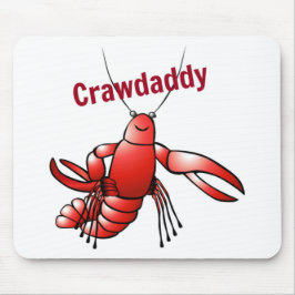 Mousepad Crawaddy Red Crayfish