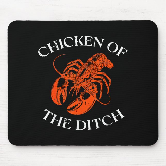 Mousepad Crayfish Chicken Of The Ditch Crawfish Cajun Men W (Frente)