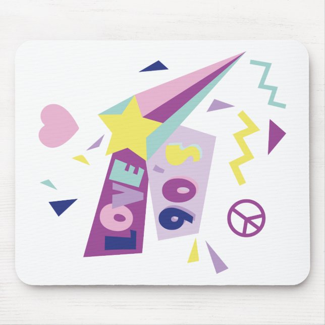 Mousepad "crazy 90s" (Frente)