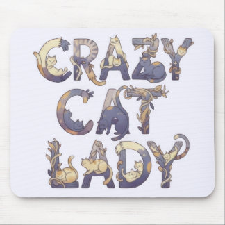 Mousepad Crazy Cat Lady