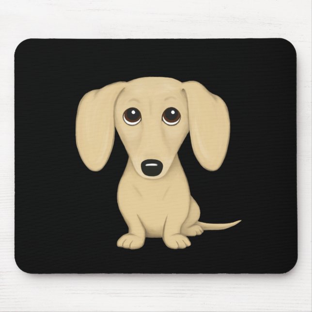 Mousepad Cream Short Haired Dachshund (Frente)