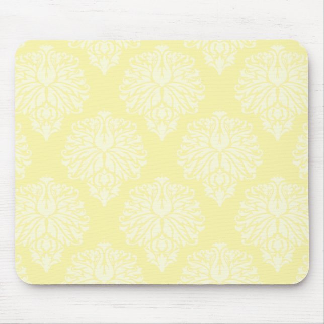 Mousepad Cream Southern Cottage Damask (Frente)