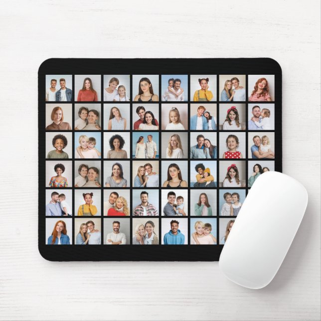 Mousepad Create Your Own 48 Photo Collage  (Com mouse)