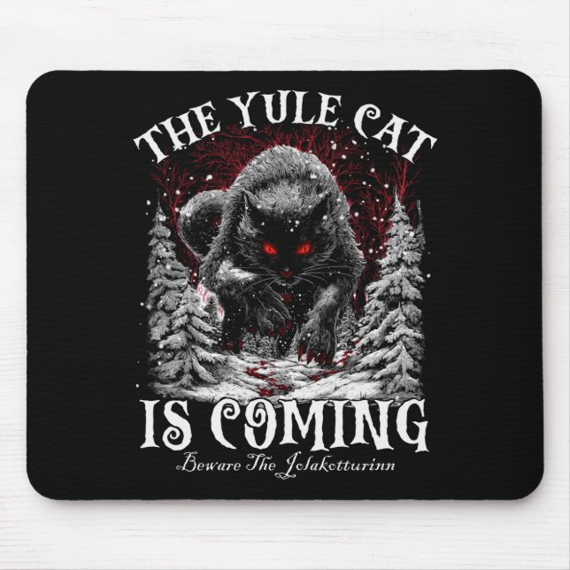 Mousepad Creepmas The Yule Cat Is Coming Be Ware Of Jolakot (Frente)