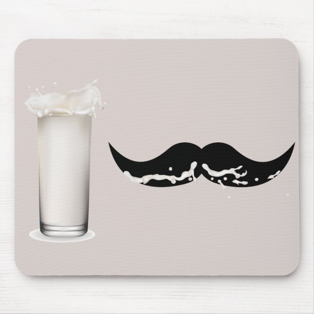 Mousepad Creme de bigode leite (Frente)