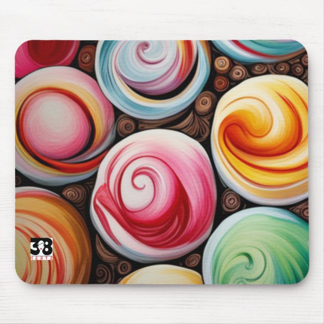 Mousepad Cremy Swirls (Frente)