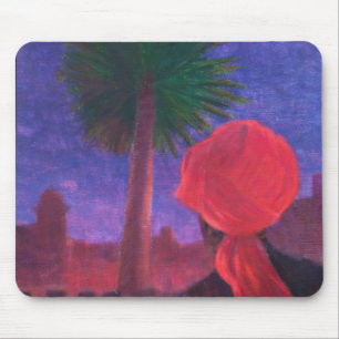 Mousepad Crepúsculo vermelho Jodhpur 2012 do turbante