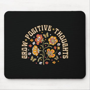 Mousepad Crescer o pensamento positivo Sensibilização para