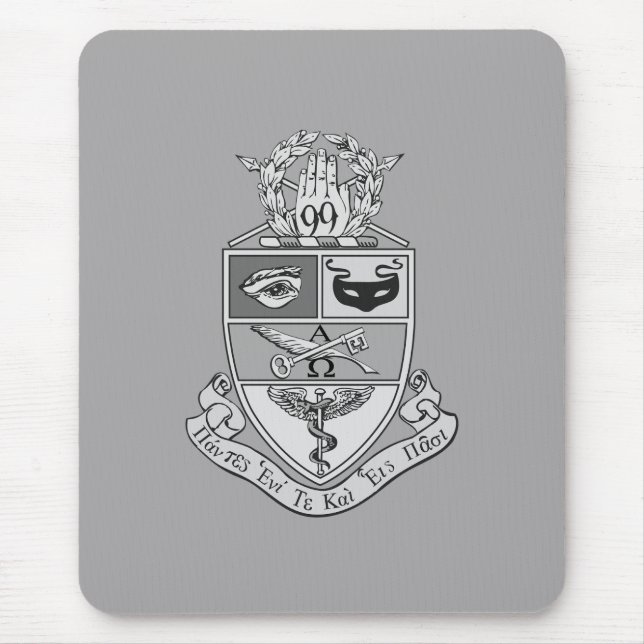 Mousepad Crest da Kappa Psi (Frente)
