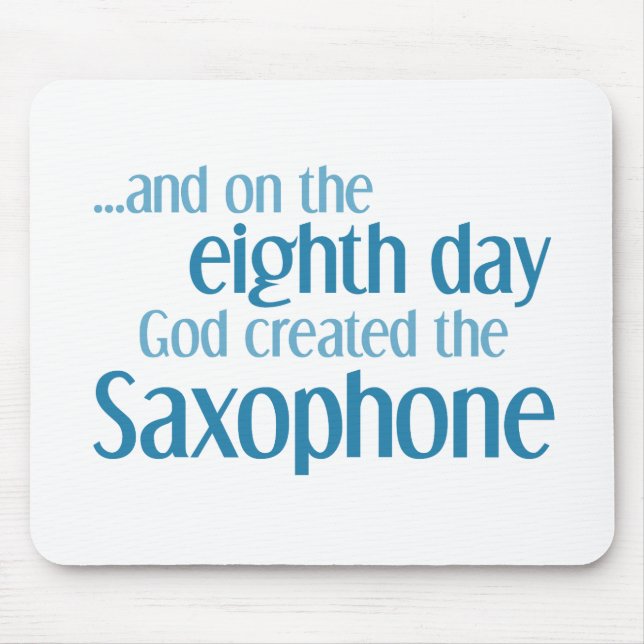 Mousepad Criação saxofônica (Frente)