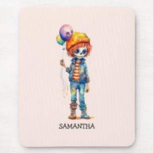 Mousepad Criança Adorável Zombie - Halloween Bonito (2)