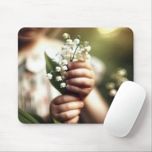 Mousepad Criança com a Lily do Bunch do Vale