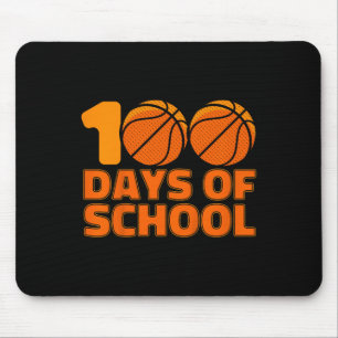 Mousepad Crianças 100 Dias De Bysketbyll Escolar 100º Dia D