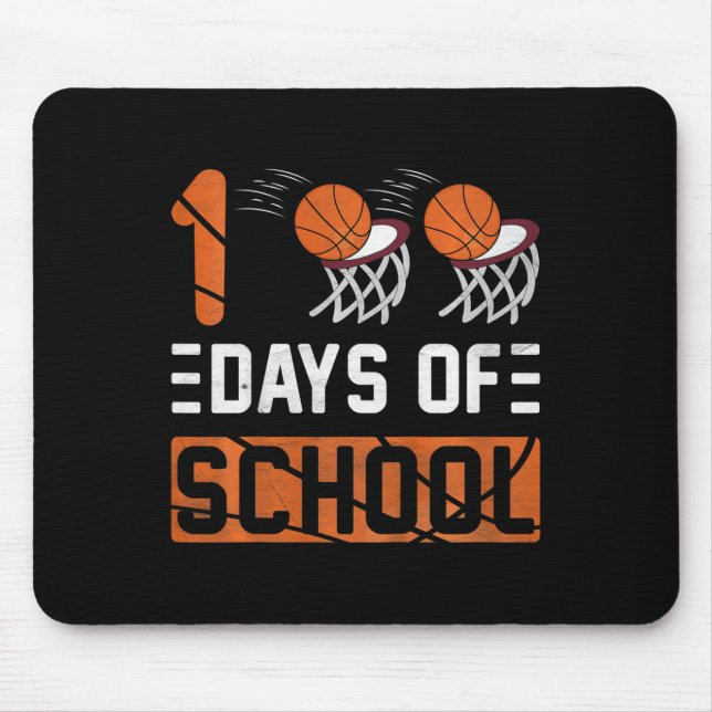 Mousepad Crianças 100 Dias De Crianças Escolares Meninas Cr (Frente)