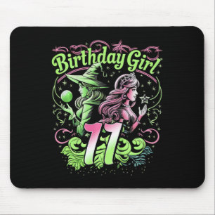 Mousepad Crianças, 11, Bruxa Rosa E Verde, 11 Anos