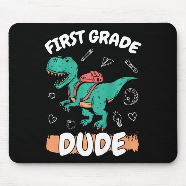 Mousepad Crianças 1rua De Volta Para O Rapaz Do Primeiro Gr (Frente)