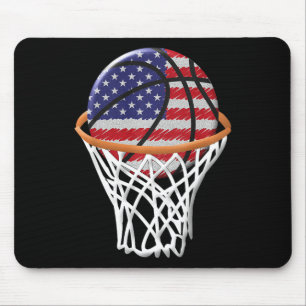 Mousepad Crianças 4 de julho Bysketbyll USA Flag Kids Youth
