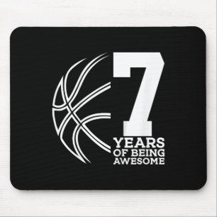 MOUSEPAD CRIANÇAS 7 ANOS DE SER INCRÍVEL 7 BASQUETEBOL