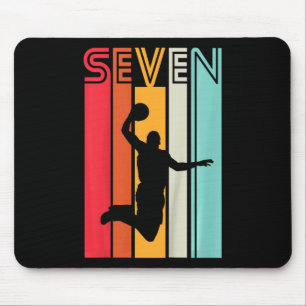 Mousepad Crianças 7 de Aniversário Presente no Lover de Bas