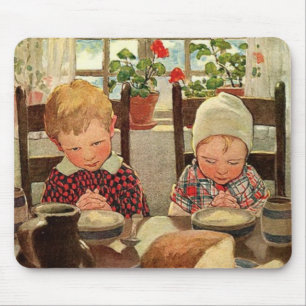 Mousepad Crianças Agradecidas por Jessie Willcox Smith
