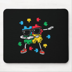 Mousepad Crianças Autismo Quebra-cabeça Dab Autista Todd