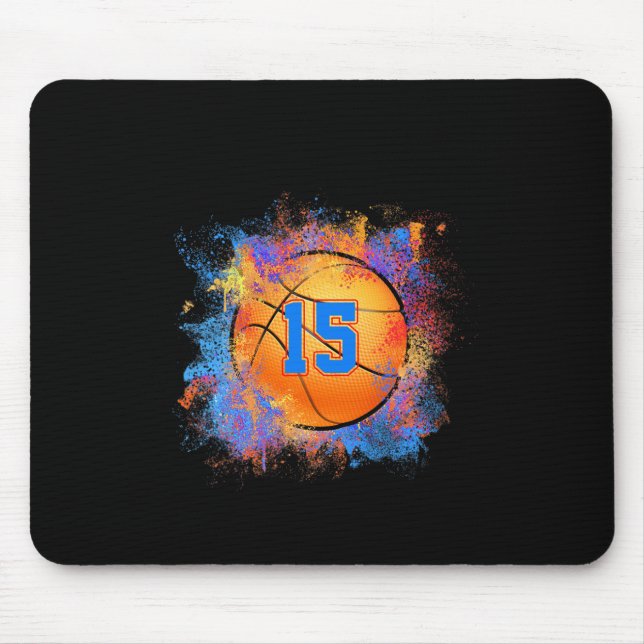 Mousepad Crianças de 15 anos de idade, crianças de basquete (Frente)