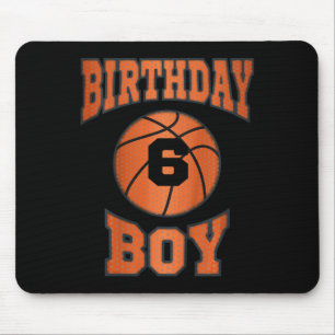 Mousepad Crianças de 6 anos Garoto 6 de Aniversário de Basq