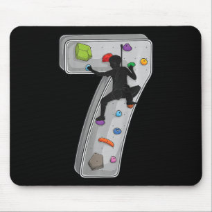Mousepad Crianças de 7 anos de idade escalada de rochas 7º