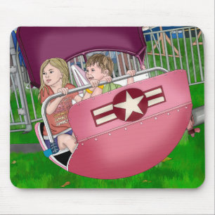 Mousepad Crianças de Arte Whimsical no Carnaval