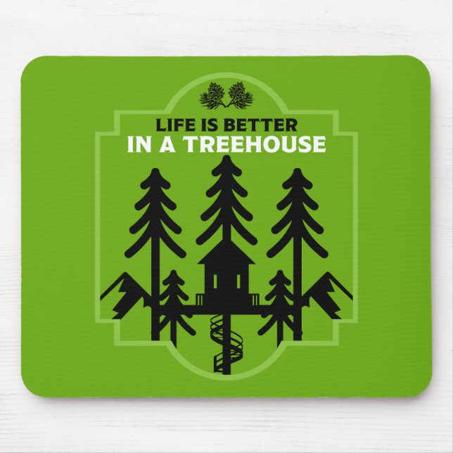 Mousepad Crianças De Treehouse De Volta À Escola (Frente)