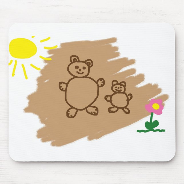 Mousepad Crianças Desenhando (Frente)